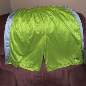 Nike Mens light green Athletic Shorts Size XXL